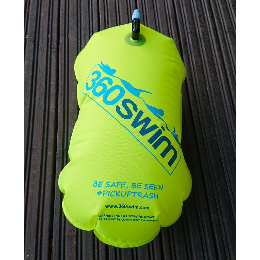 green swim buoy