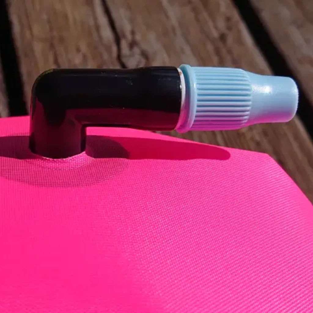 twist inflator valve for a pink buoy