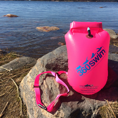 pink swim buoy